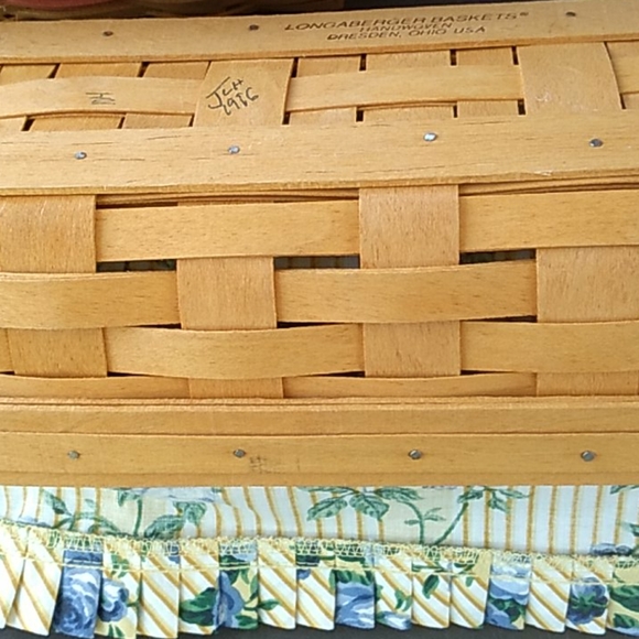 โ๏ธ Longaberger 1996 Woven Traditions Cracker Basket. EVC - Picture 5 of 16